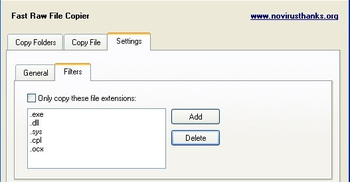 Fast Raw File Copier Pro screenshot
