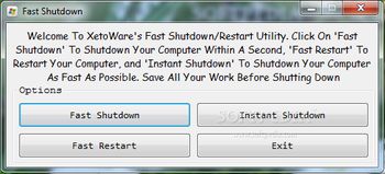 Fast Shutdown screenshot