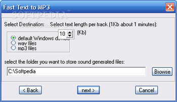 Fast Text to MP3 screenshot 3