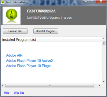 Fast Uninstaller screenshot