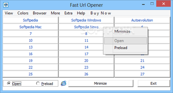 Fast Url Opener screenshot