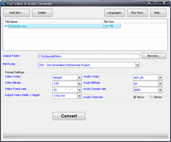 Fast Video & Audio Converter screenshot