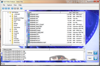 Fast Video Indexer screenshot
