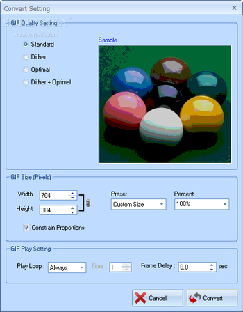 Fast Video to GIF SWF Converter screenshot 3