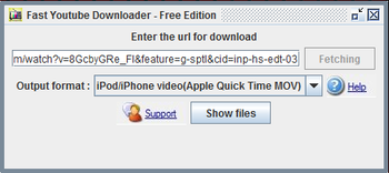 Fast Youtube Downloader - Free Edition screenshot