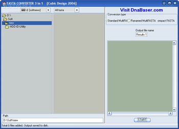 Fasta Converter screenshot