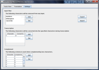 Fasta Viewing, Editing and DNA Translation screenshot 3