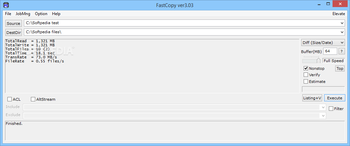 FastCopy screenshot