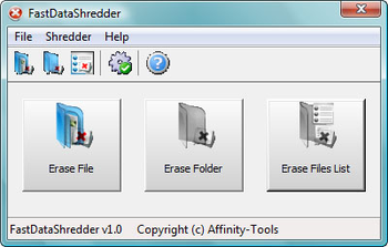 FastDataShredder screenshot