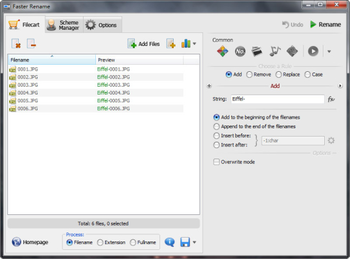 Faster Rename screenshot