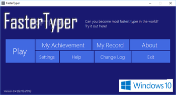 FasterTyper screenshot