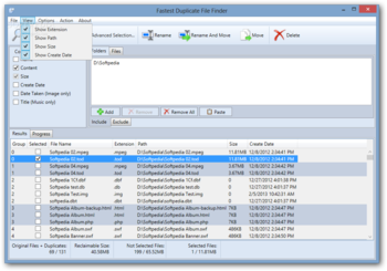 Fastest Duplicate File Finder (formerly Fast Duplicate File Finder) screenshot 2