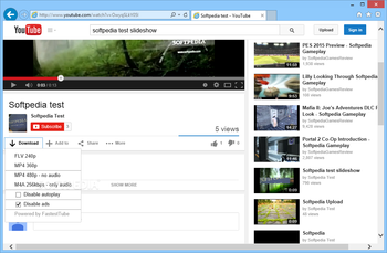 FastestTube for IE screenshot