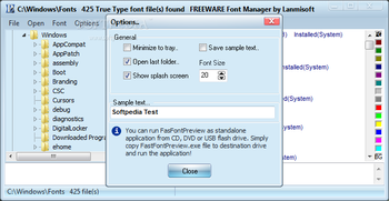 FastFontPreview screenshot 2