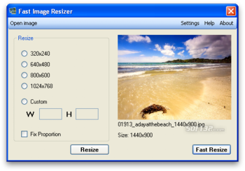 FastImageResizer screenshot 2