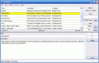 FastItems screenshot
