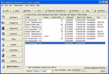 FastMaint CMMS Maintenance Management Software screenshot 2