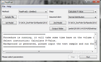 FastPval screenshot