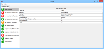 FastQC screenshot