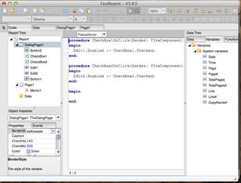 FastReport FMX screenshot