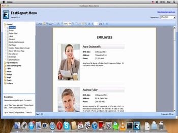 FastReport.Mono screenshot