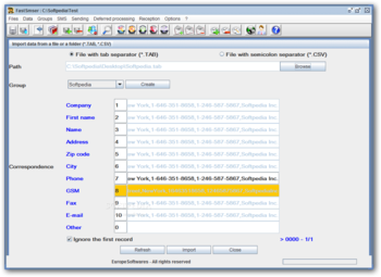 FastSmser screenshot 2