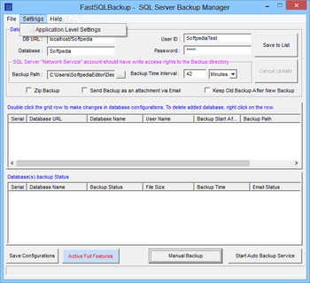 FastSQLBackup - SQL Server Backup Manager screenshot 3