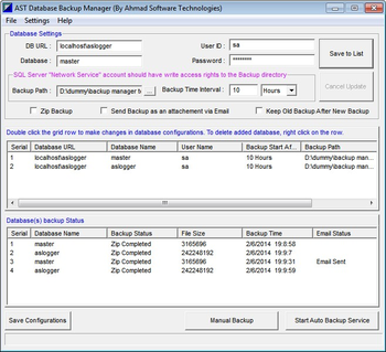 FastSQLBackup - SQL Server Backup Manager screenshot 4