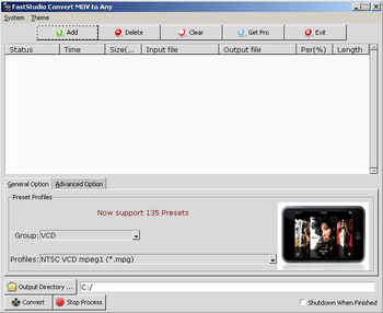 FastStudio Convert MOV to Any screenshot 2