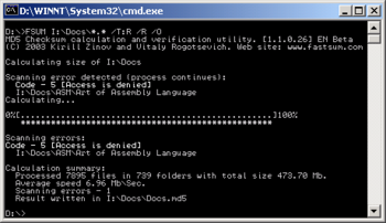 FastSum screenshot 2