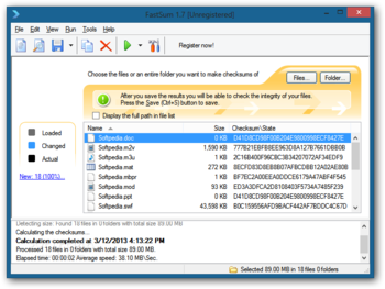 FastSum Standard Edition screenshot