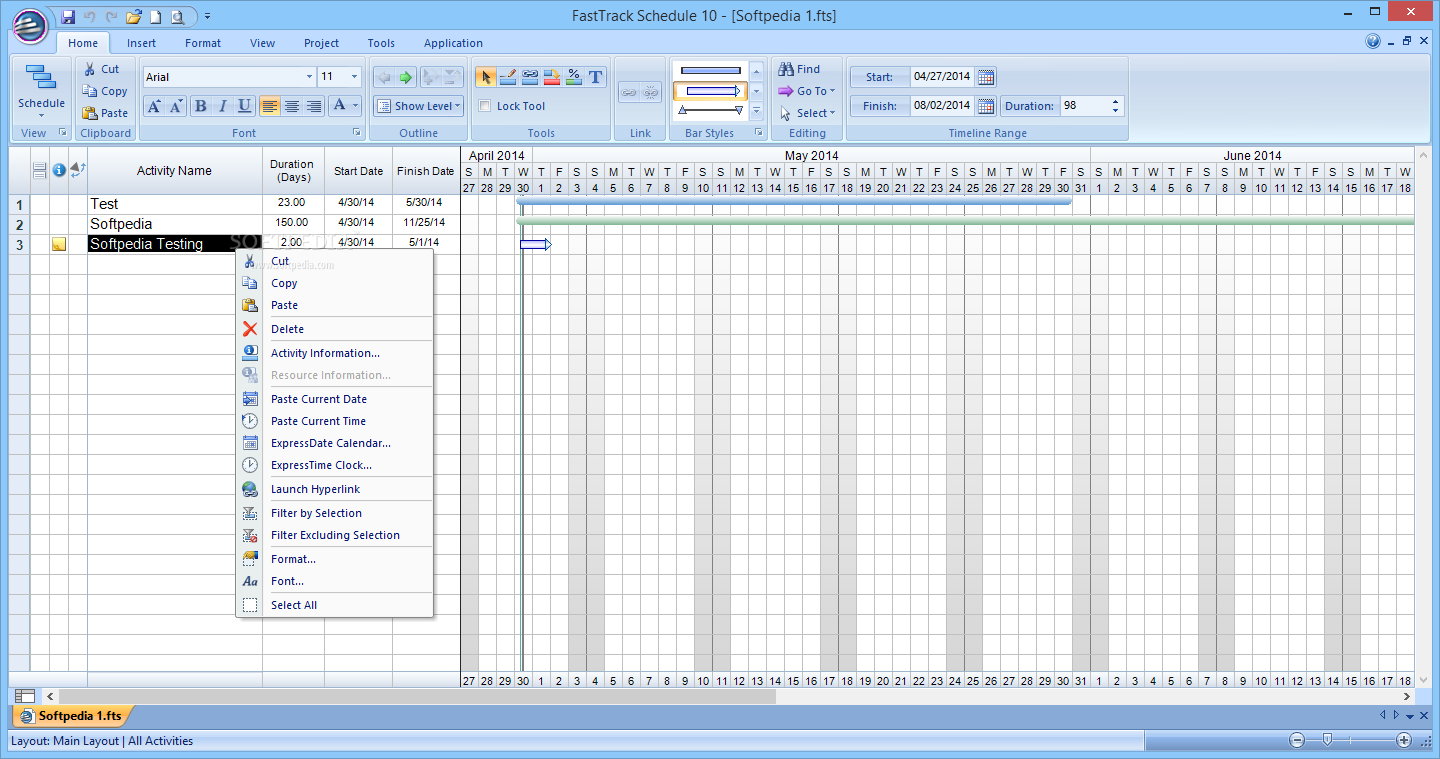 fasttrack schedule 10.0.0.1 key