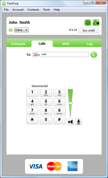 FastVoip screenshot