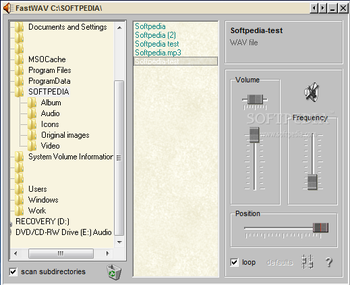 FastWAV screenshot