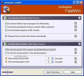 FastWin screenshot