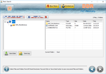 FAT Data Recovery Application screenshot 3