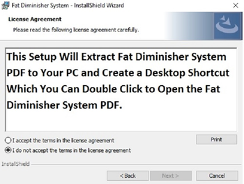 Fat Diminisher PDF eBook Book Free Review screenshot