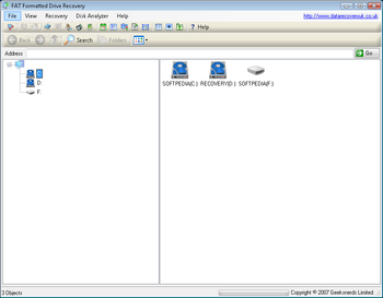 FAT Formated Drive Recovery screenshot