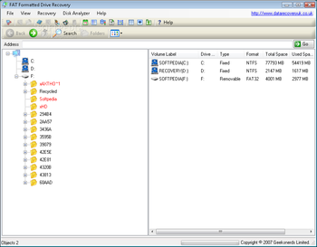 FAT Formated Drive Recovery screenshot 3