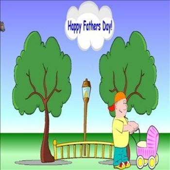 Fathers Day Baby Buggy screenshot
