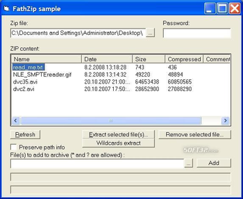 FathZIP screenshot 3