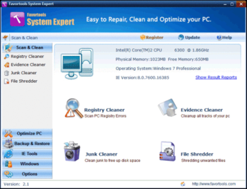 Favortools System Expert screenshot