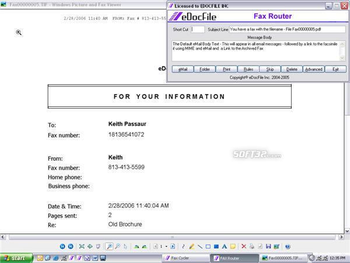 Fax Router screenshot 2