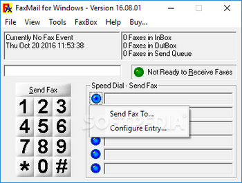 FaxMail for Windows screenshot