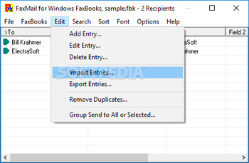 FaxMail for Windows screenshot 5