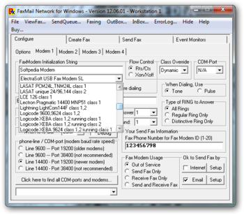 FaxMail Network for Windows screenshot 3