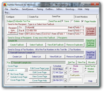 FaxMail Network for Windows screenshot 5