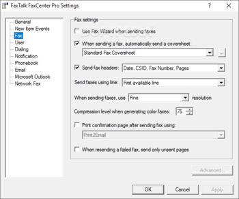 FaxTalk FaxCenter Pro screenshot 11