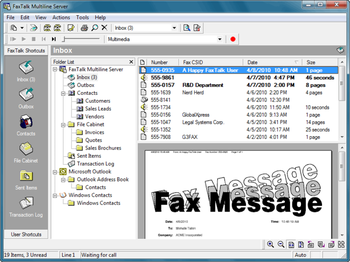 FaxTalk Multiline Server screenshot