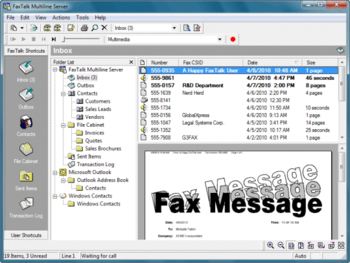 FaxTalk Multiline Server screenshot